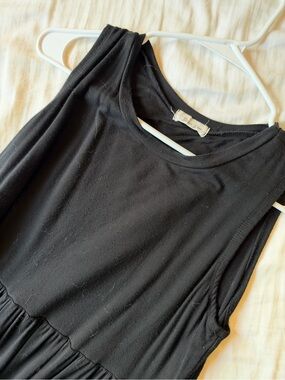 Women’s Black Sleeveless Tank Top Dress